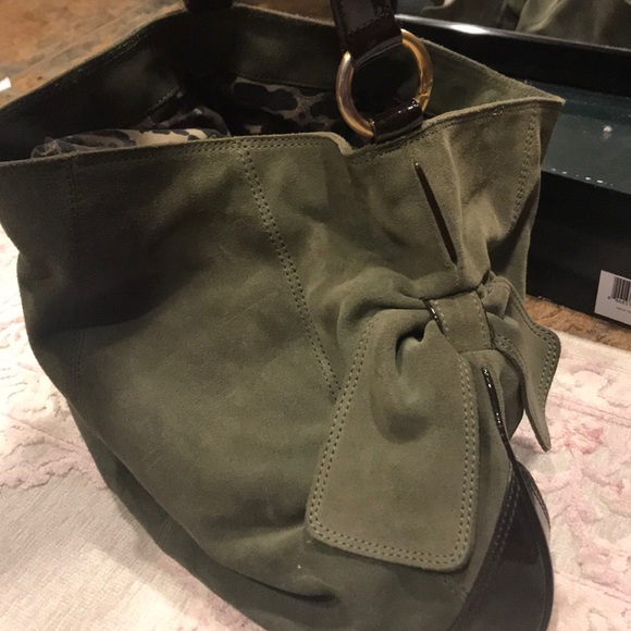 Suede leather LC purse - Picture 5 of 6